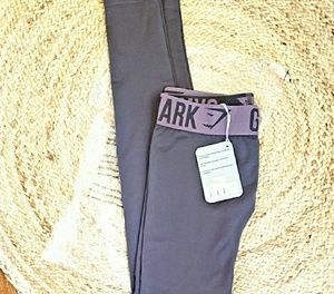 Gymshark leggings ex sm. Lilac grey full length